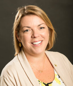 Erica Yewlett (white woman), Senior HR Business Partner in Office of the Dean