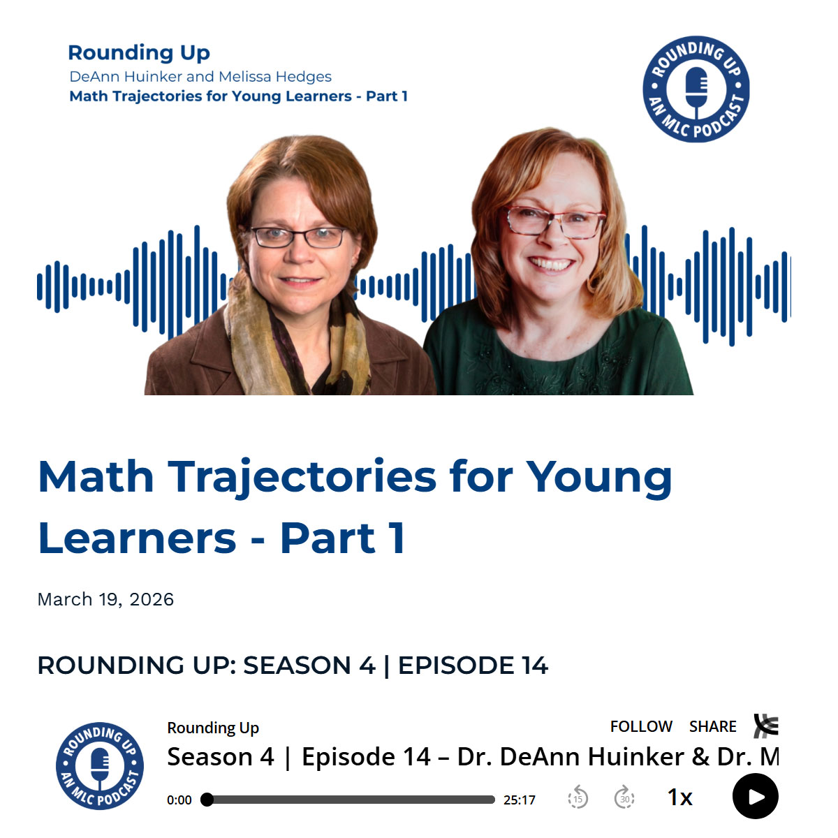 UWM Faculty Featured in Podcast on Early Math Learning