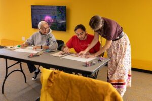 Attendees at the Indigenous Felt Knowledge Festival