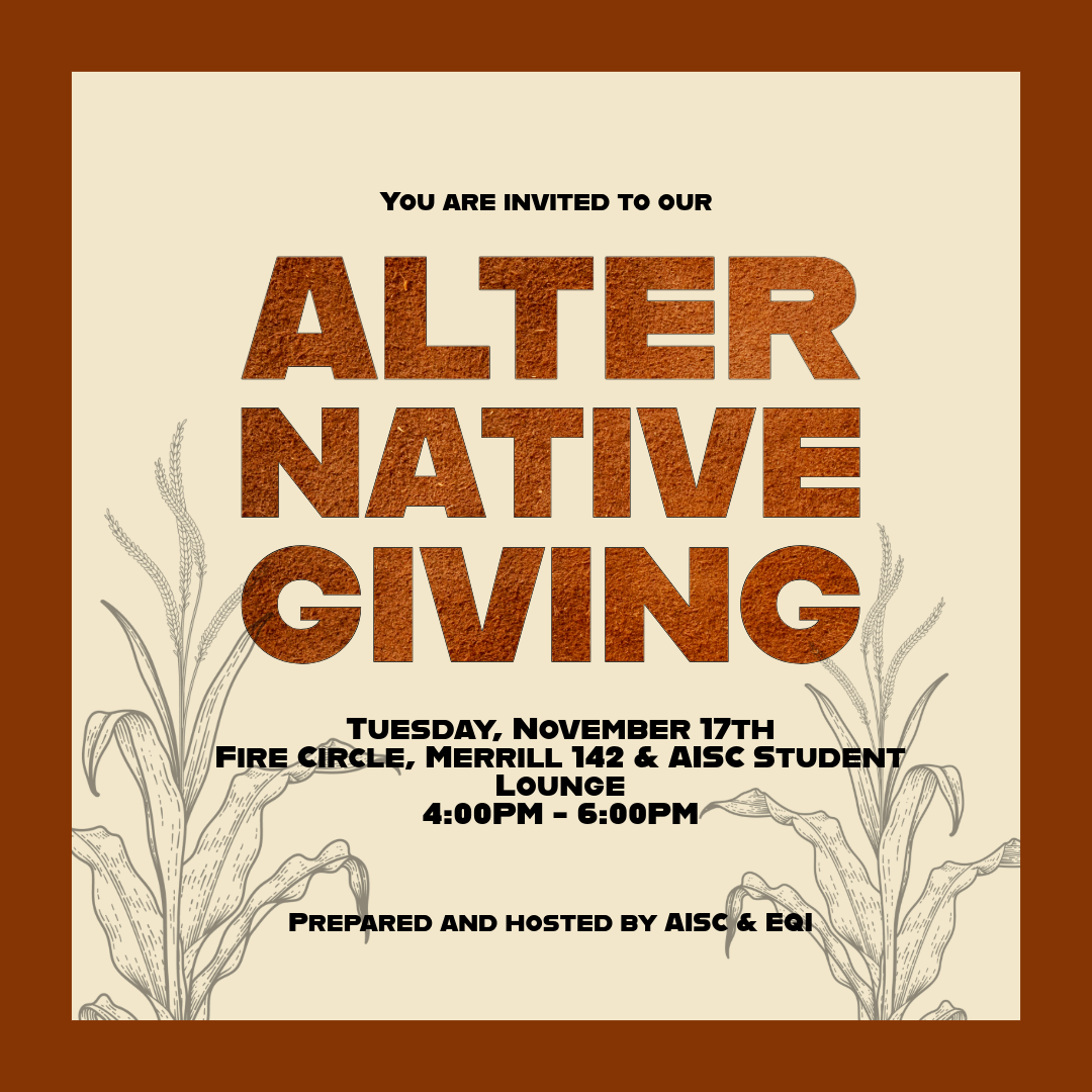 Flyer for AlternNative Giving