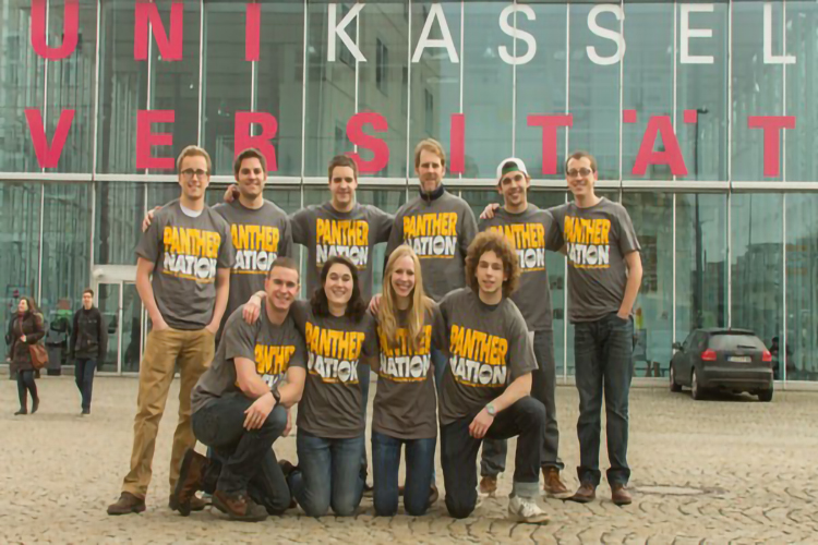 Group of students in Germany