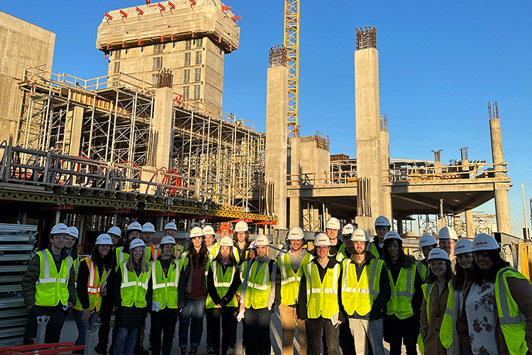 Construction Leadership Club at Couture tour