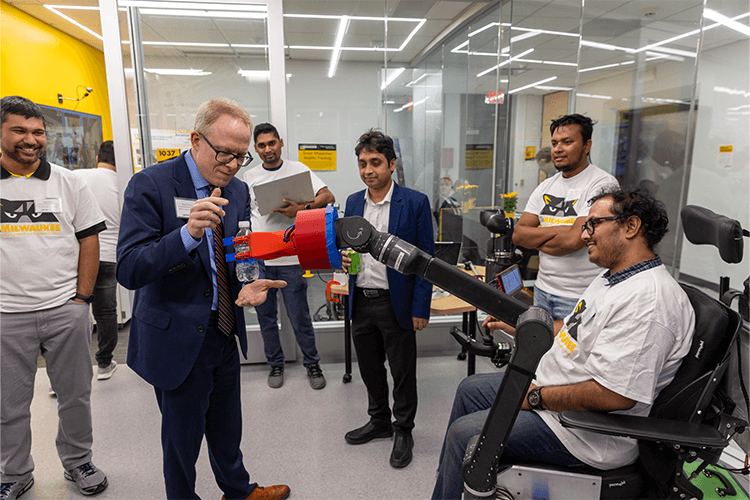 College celebrates renovated research spaces and researchers
