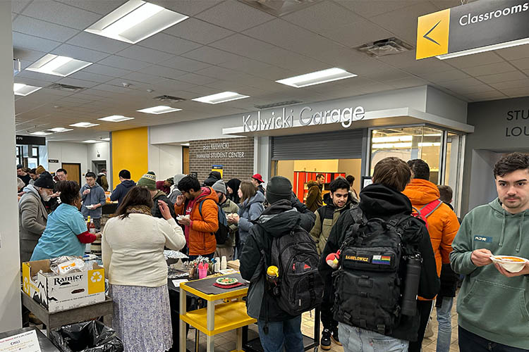 a crowd shot a crowd shot