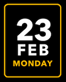 Monday, February 23