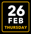 Thursday, February 26