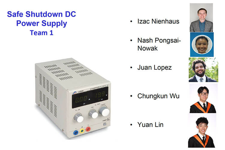 Safe Shutdown Power Supply Senior Design Team