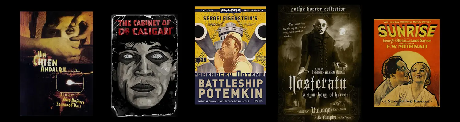 several old film posters