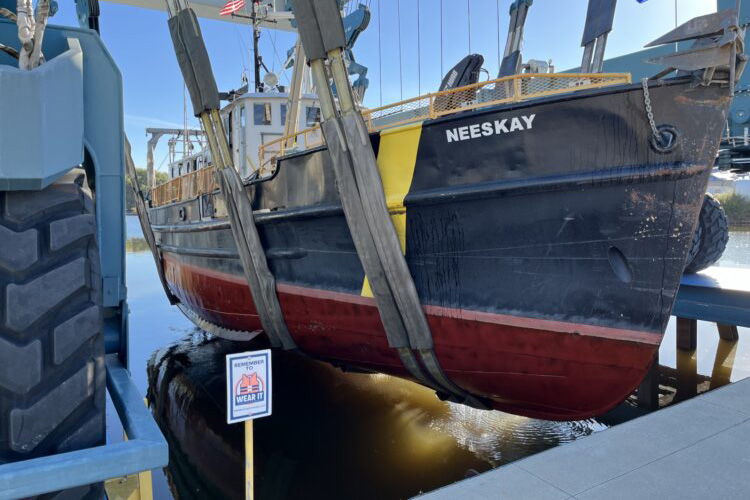 Neeskay goes to shipyard for 5-year inspection and maintenance