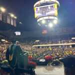 UWM Panther Arena during commencement.