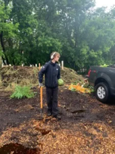 Henry Valley at the internship field