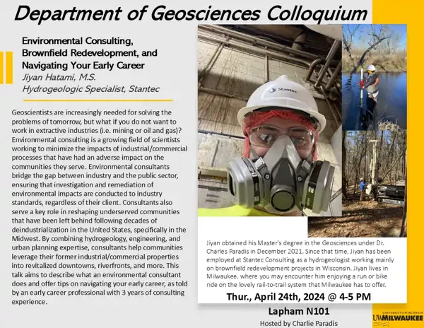 Jiyan Hatami Colloquia, M.S., Hydrogeologic Specialist, Stantec