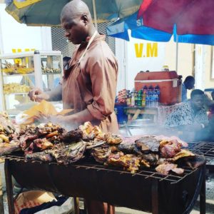 Mixed grill on the streets of Accra
