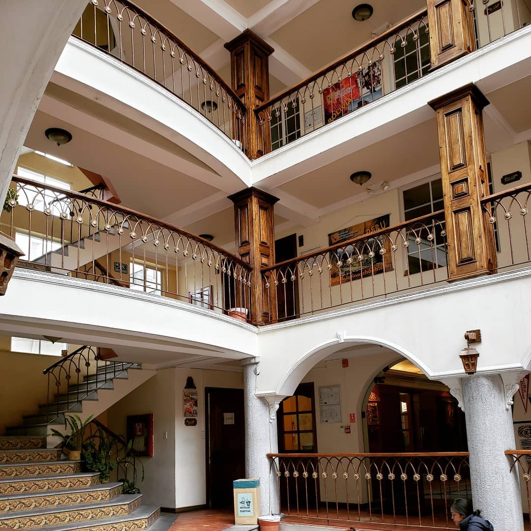 At Academia Latinoamericana De EspaÃ±ol in Quito.