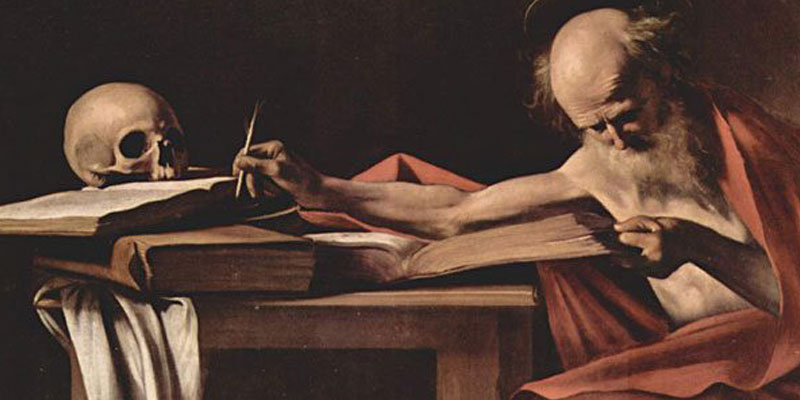 St. Jerome writing
