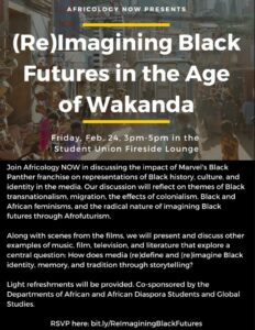 Re-iminaging Black Futures flyer.