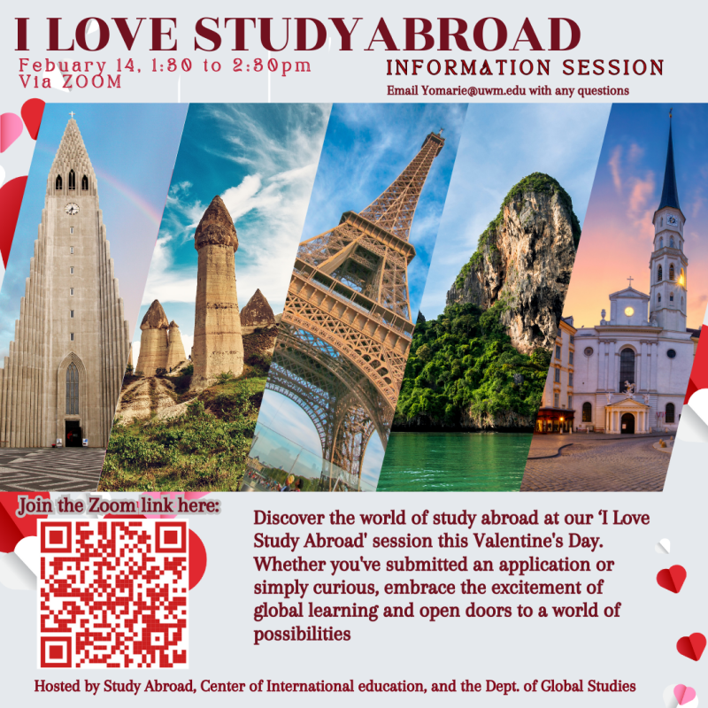 Study Abroad info-session flyer
