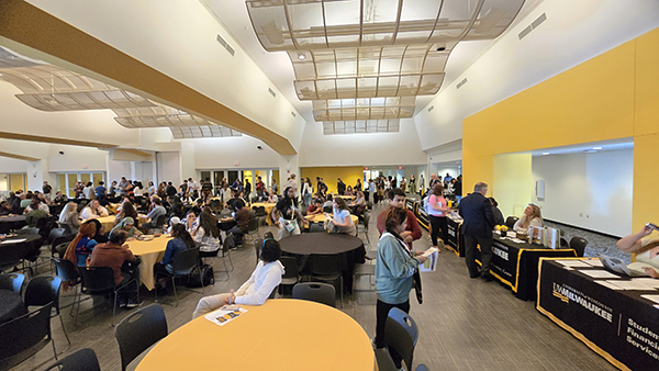 Graduate Students attending the Meet & Greet Resource Fair
