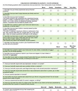 Childhood Experiences Survey Tool