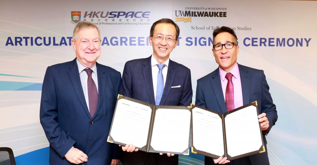 SOIS Signs Articulation Agreement with Hong Kong University School of Professional and Continuing Education (KHUSPACE)