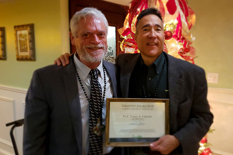 Dr. Tomas A. Lipinski Honored with 2018 GreyNet Award