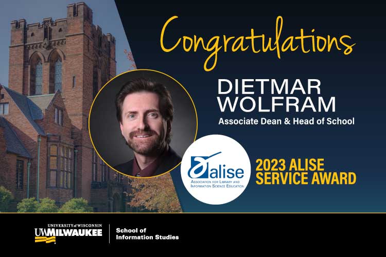 Dietmar Wolfram honored with ALISE award 
