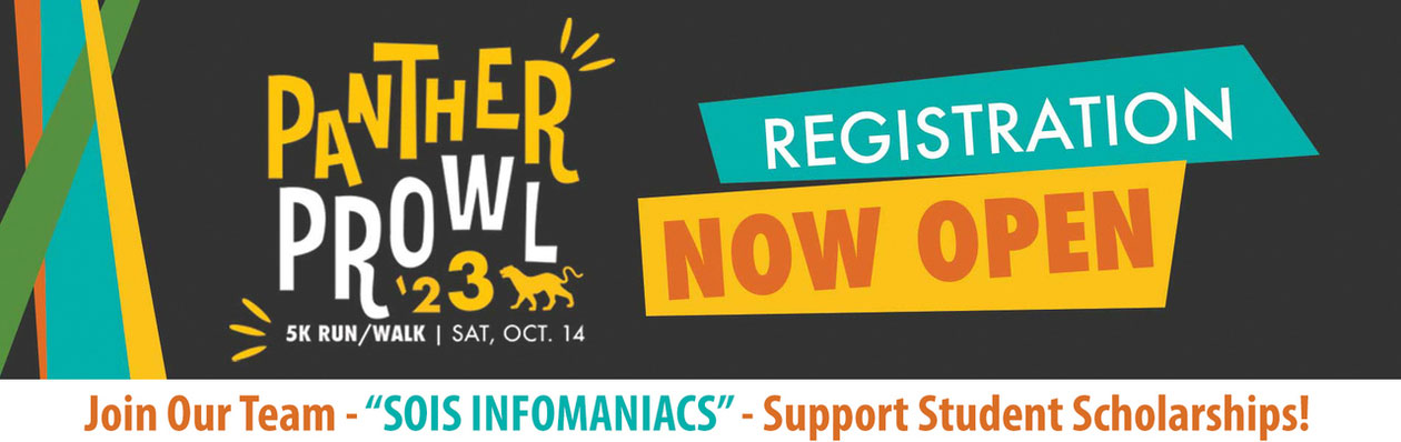 Panther Prowl 2023 5K Run/Walk registration banner