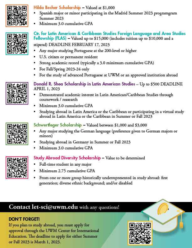 SUMMER STUDY ABROAD SCHOLARSHIPS 2023 intelligence overview