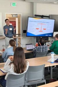 presentation in classroom