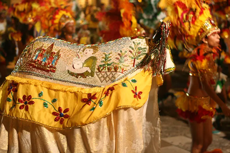 Scene from a Bumba Meu Boi celebration in Bahia
