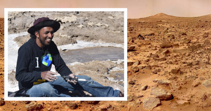 Geosciences student studies analog minerals to understand the Red Planet
