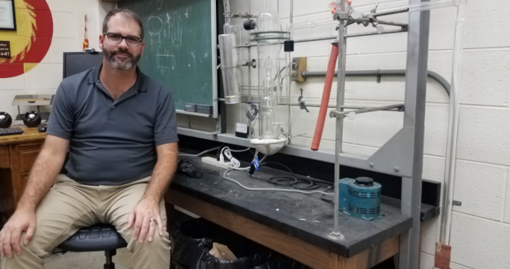UWM’s glassblower marries art and science to create custom glassware for research