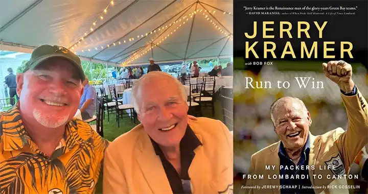 UWM alum and Packers legend Jerry Kramer team up for a new book