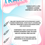 trans health fair flyer