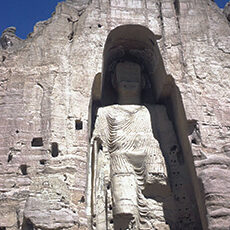 image of Great Buddha of Bamiyan in Afghanistant