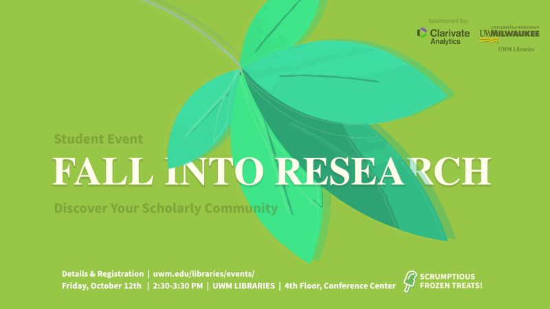 Fall Into Research Flyer (undated)