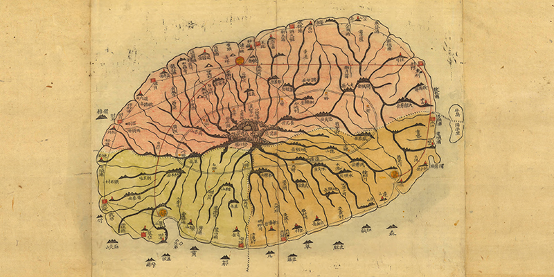 Image of Daedong yeojido map