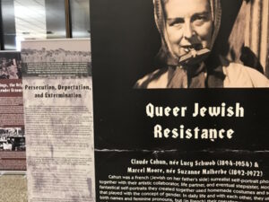 photo of display in Golda Meir Library