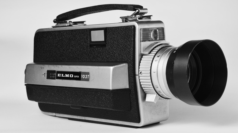 photo of vintage video camera