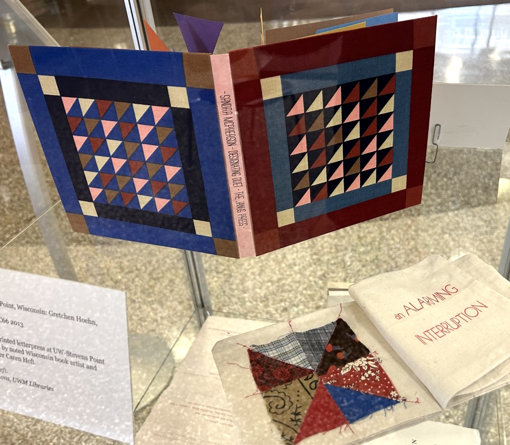 photo of display The Book as Quilt