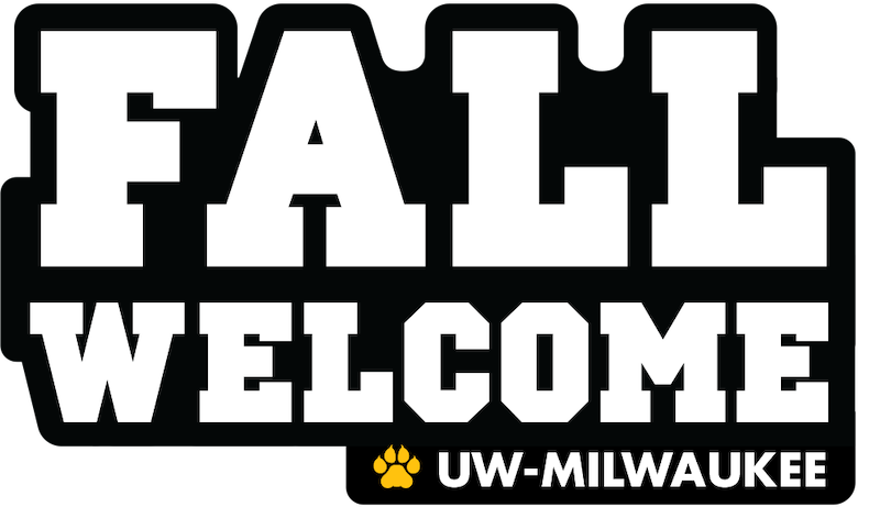 UWM Fall Welcome logo.