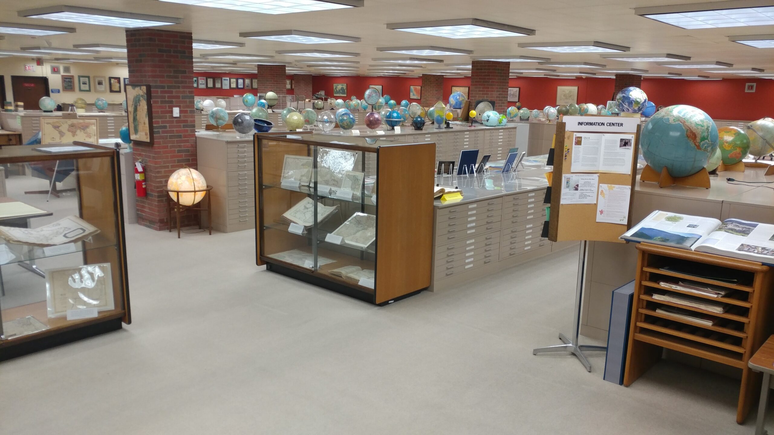 The American Geographical Society Library features maps, atlases, globes, and other items relating to geography around the world.