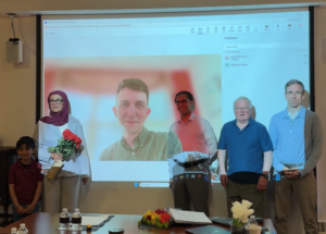 Dr. Alshammeri with her committee