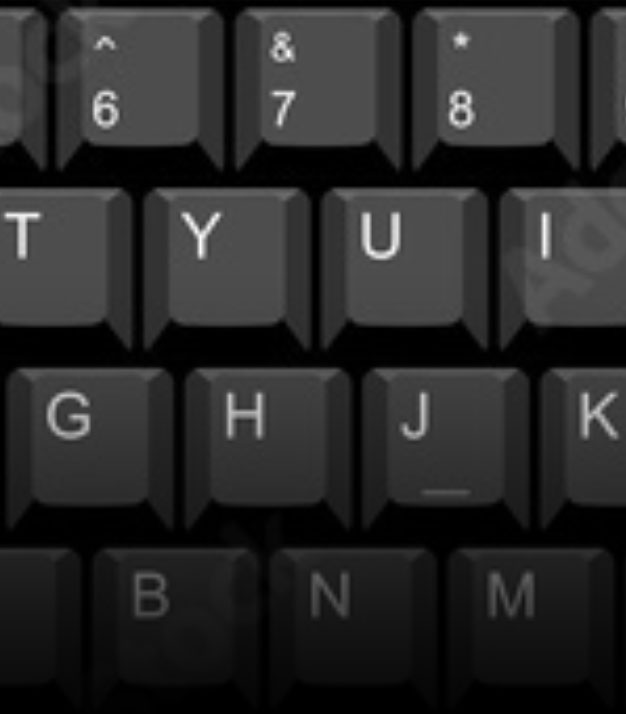 keyboard with accessibility highlighted