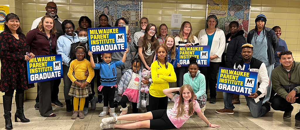 A group of Milwaukee Parent Institute Graduates