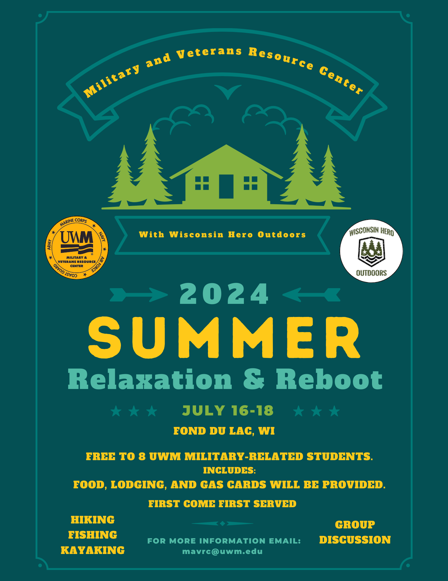Details For Event 28716 – Summer 2024 Relaxation and Retreat