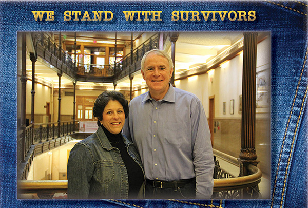 Milwaukee Mayor Tom Barrett and Zilber School of Public Health Dean Magda Peck