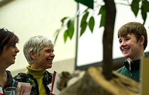 University School of Milwaukee eighth grader Ryan Kennedy talks about his presentation on Teddy Roosevelt and the national parks system.
