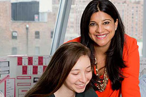 Reshma Saujan (right) founder of Girls Who Code.