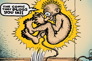A "Zap" cover by R. Crumb.